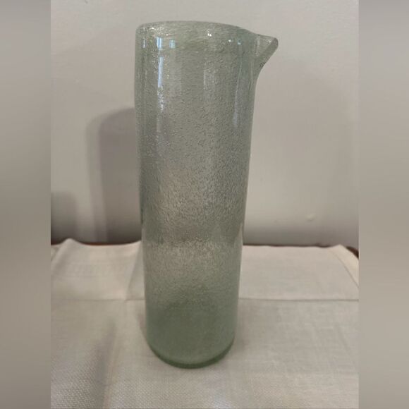 Pottery barn recycle sea glass carafe pitcher sold out at store - Picture 2 of 9